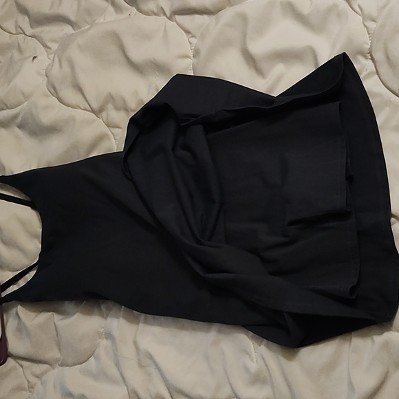 Halara Softlyzero™ Plush Backless Active Dress-UPF50+ *1Gray Haze Blue/S - Picture 3 of 4